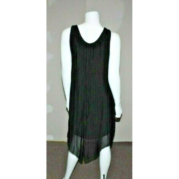VIVIAN SHYU Womens Black Viscose Dress Size S - Picture 2 of 3